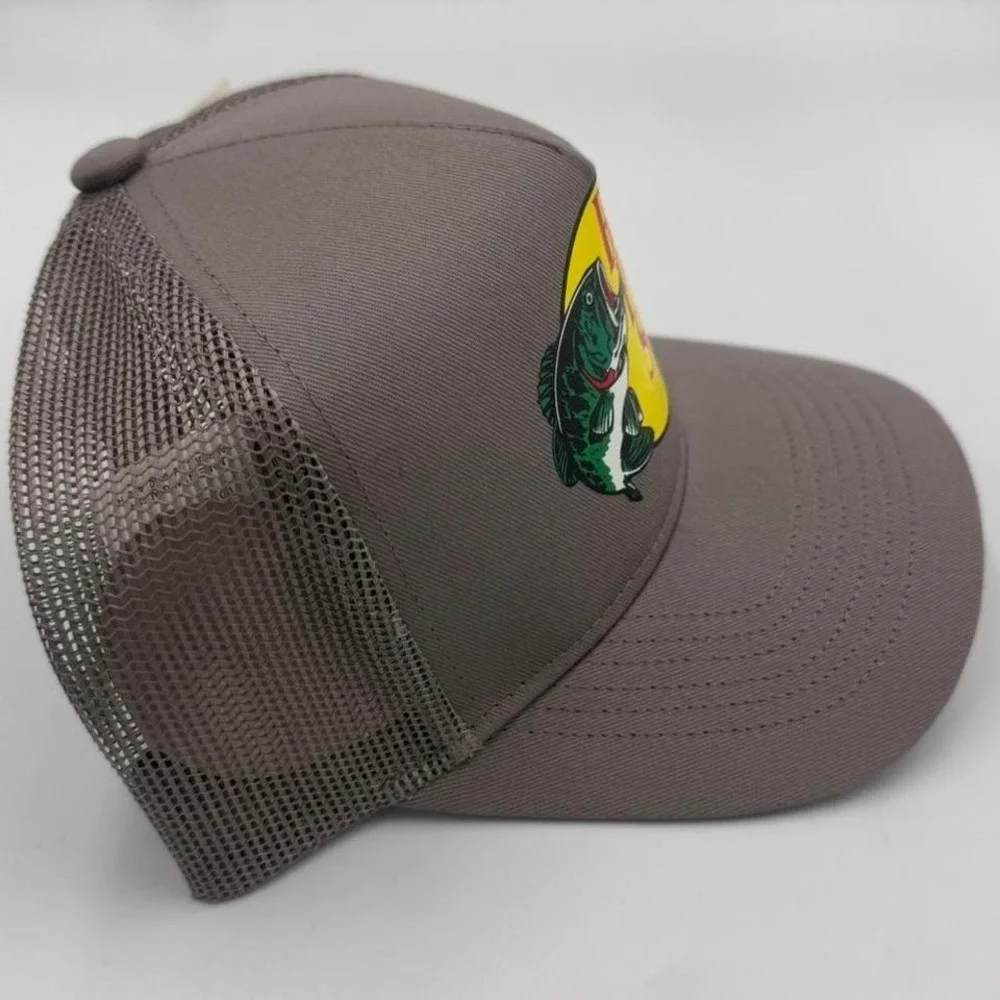 Original Bass Pro Shoo Trucker Hat Grey O/S SnapBack - Picture 3 of 4